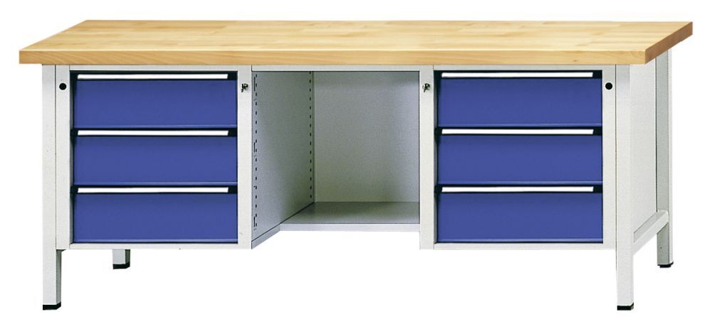 Produktbild Anke Kastenwerkbank 2000 x 700 x 900 mm Modell 320T ZBP 50 mm